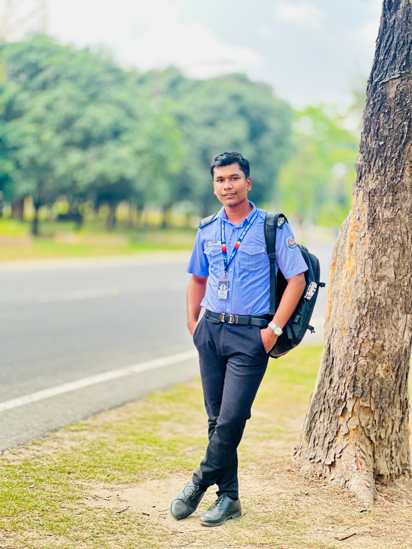 CCPC campus · backpack and the long road to class