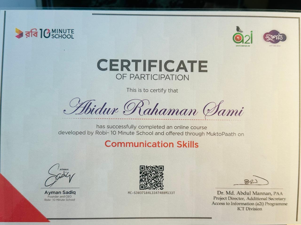 Communication Skills